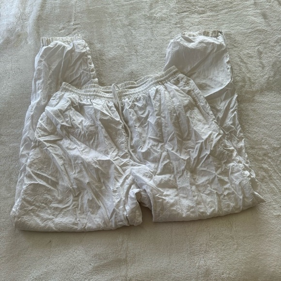 Vintage White Sweatpants Large Y2K 80s - Picture 1 of 7